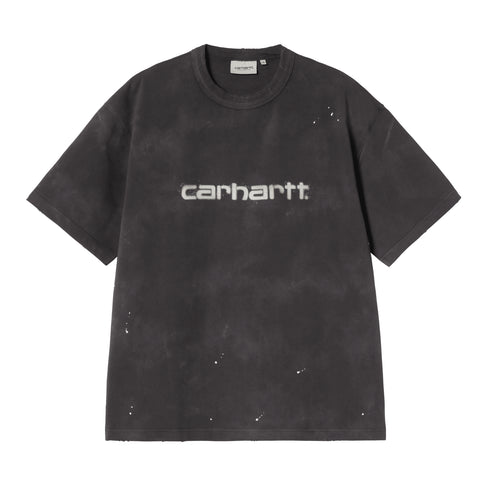 Carhartt WIP S/S Painter - Black Destroy Wash Splatter - Streetart.fr