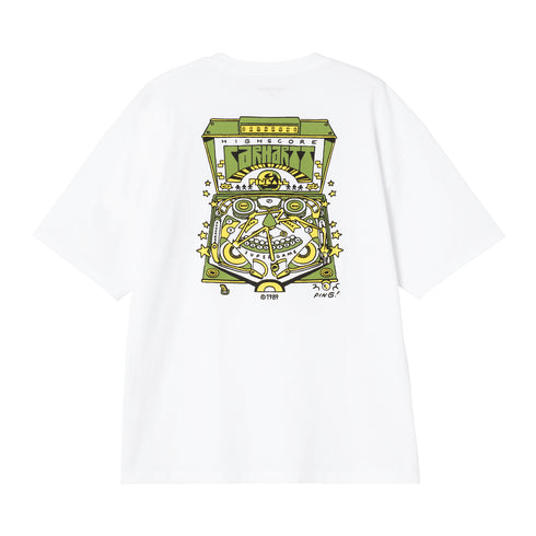 Carhartt WIP S/S Pinball - White - Streetart.fr