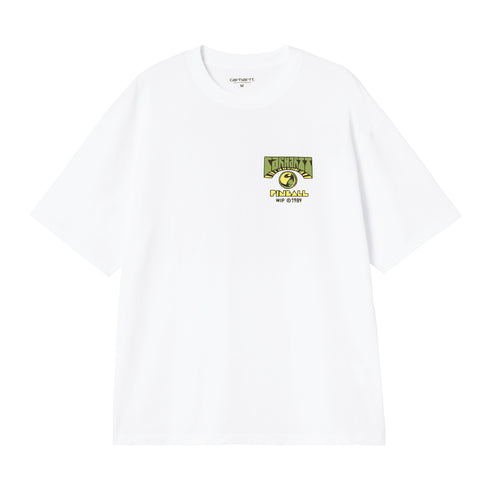 Carhartt WIP S/S Pinball - White - Streetart.fr
