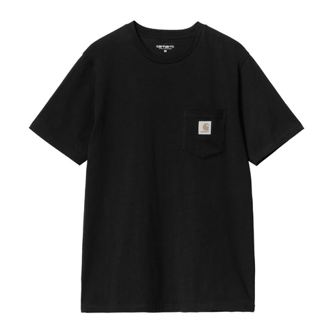 Carhartt WIP S/S Pocket - Black - Streetart.fr