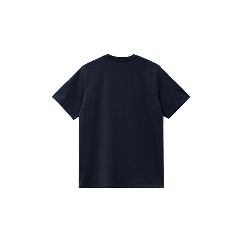 Carhartt WIP S/S Pocket - Dark Navy - Streetart.fr