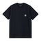 Carhartt WIP S/S Pocket - Dark Navy - Streetart.fr