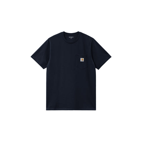 Carhartt WIP S/S Pocket - Dark Navy - Streetart.fr