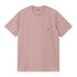 Carhartt WIP S/S Pocket - Glassy Pink - Streetart.fr