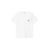 Carhartt WIP S/S Pocket Heart - White / Red - Streetart.fr