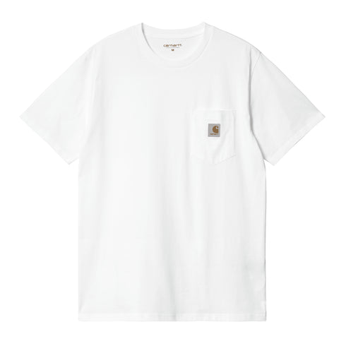 Carhartt WIP S/S Pocket - White - Streetart.fr