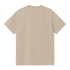 Carhartt WIP S/S Script Embroidery - Fleur De Sel / White - Streetart.fr