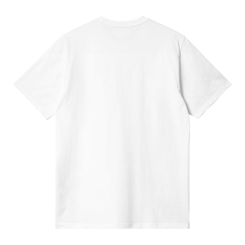 Carhartt WIP S/S Script - White / Black - Streetart.fr