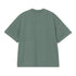 Carhartt WIP S/S Signature Script - Silver Pine / Jupiter - Streetart.fr
