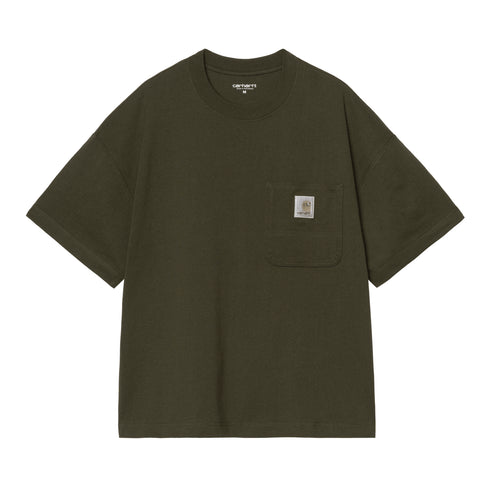 Carhartt WIP S/S Work Pocket - Olive - Streetart.fr