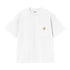 Carhartt WIP S/S Work Pocket - White - Streetart.fr