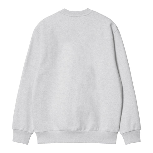 Carhartt WIP Sweat - Ash Heather / Cozy Purple - Streetart.fr