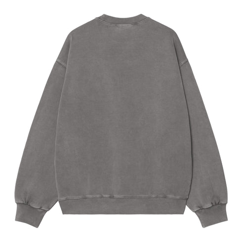 Carhartt WIP Vista Sweat - Black Garment Dyed - Streetart.fr