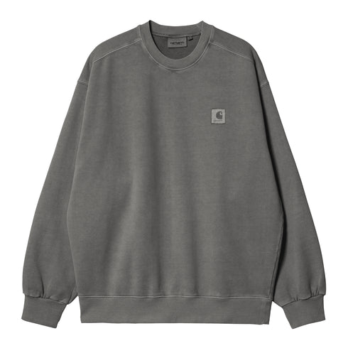 Carhartt WIP Vista Sweat - Black Garment Dyed - Streetart.fr