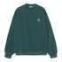 Carhartt WIP Vista Sweat - Deep Lagoon Garment Dyed - Streetart.fr