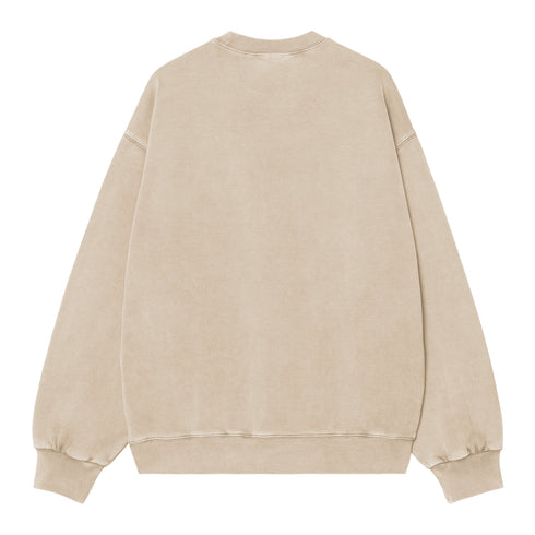 Carhartt WIP Vista Sweat - Fleur De Sel Garment Dyed - Streetart.fr
