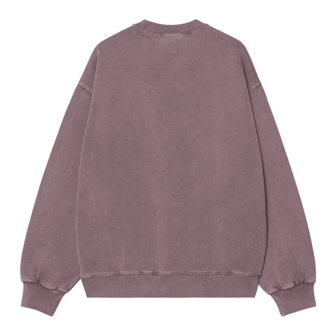 Carhartt WIP Vista Sweat - Phlox Garment Dyed - Streetart.fr