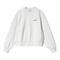 Carhartt WIP W' American Script Sweat - Ash Heather - Streetart.fr