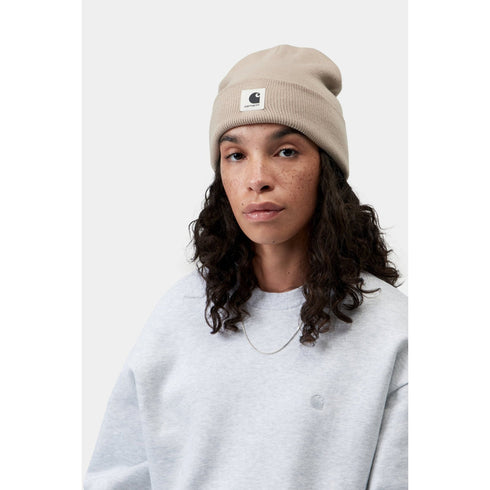 Carhartt WIP W' Ashley Beanie - Fleur De Sel - Streetart.fr