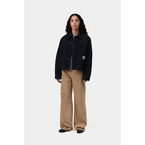Carhartt WIP W' Belmar Jacket - Black stone washed - Streetart.fr