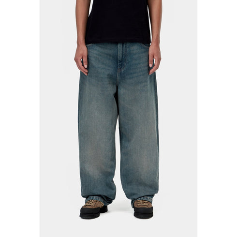 Carhartt WIP W' Brandon Pant - Blue Worn Used Wash - Streetart.fr