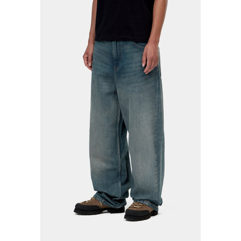 Carhartt WIP W' Brandon Pant - Blue Worn Used Wash - Streetart.fr