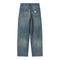 Carhartt WIP W' Brandon Pant - Blue Worn Used Wash - Streetart.fr