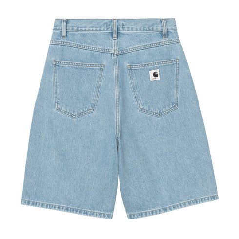 Carhartt WIP W' Brandon Short - Blue Stone Bleached - Streetart.fr