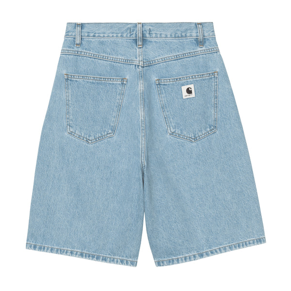 Carhartt WIP W' Brandon Short - Blue Stone Bleached - Streetart.fr