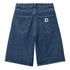 Carhartt WIP W' Brandon Short - Blue Stone Washed - Streetart.fr