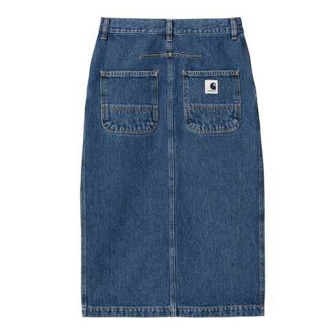 Carhartt WIP W' Colby Skirt - Blue Stone Washed - Streetart.fr