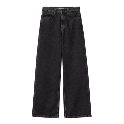 Carhartt WIP W' Jane Pant - Black Heavy Stone Wash - Streetart.fr