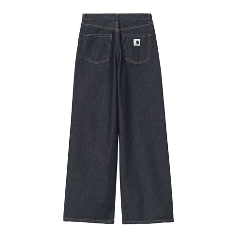 Carhartt WIP W' Jane Pant Pantlon - Blue Rinsed - Streetart.fr