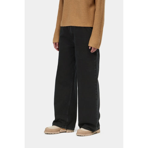 Carhartt WIP W' Jens Pant - Black Stone Washed - Streetart.fr