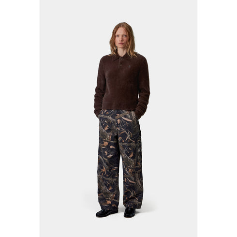 Carhartt WIP W' L/S Polo Sweater - Palisander / Palisander - I037038_3B4_XX