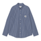 Carhartt WIP W' L/S Groff Shirt Chemise - Groff Check Blue - Streetart.fr