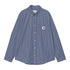 Carhartt WIP W' L/S Groff Shirt Chemise - Groff Check Blue - Streetart.fr