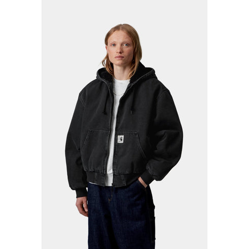 Carhartt WIP W' Og Active Jacket Black Stone Washed - Streetart.fr