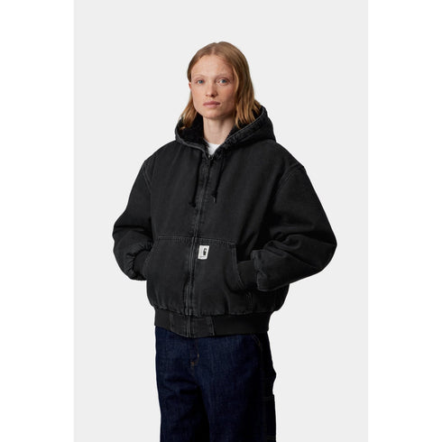 Carhartt WIP W' Og Active Jacket Black Stone Washed - Streetart.fr