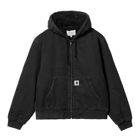Carhartt WIP W' Og Active Jacket Black Stone Washed - Streetart.fr