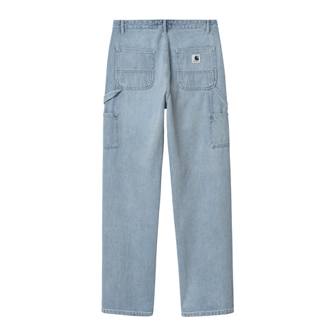 Carhartt WIP W' Pierce Pant Blue Light Stone Washed - Streetart.fr