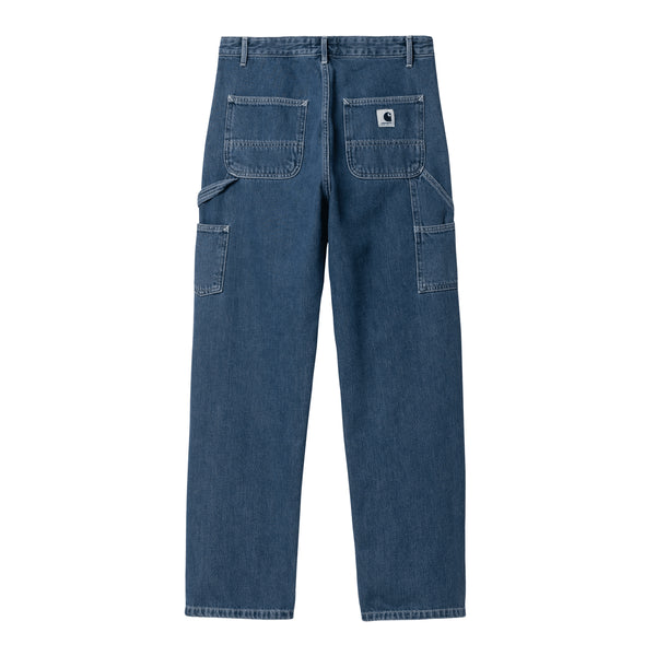 Carhartt WIP W' Pierce Pant Straight Blue Stone Washed - Streetart.fr