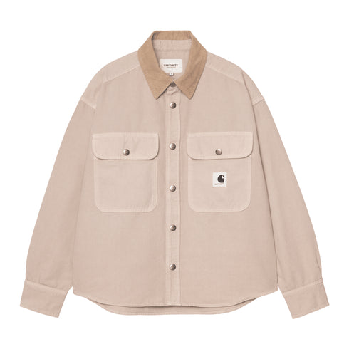 Carhartt WIP W' Prescott Shirt Jacket - String / Leather Garment - Streetart.fr