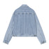Carhartt WIP W' Rylan Jacket - Raylan Stripe Blue Stone Bleached - Streetart.fr