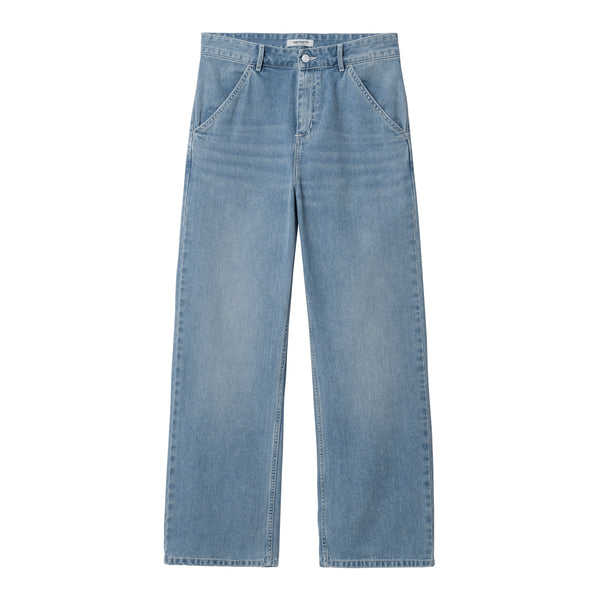 Carhartt WIP W' Simple Pant Blue Light True Washed - Streetart.fr