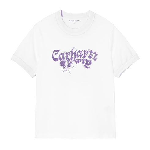 Carhartt WIP W' S/S Disenchant Ringer - White - Streetart.fr