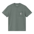 Carhartt WIP W' S/S Pocket - Velvet Green - Streetart.fr