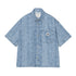 Carhartt WIP W' S/S Snake Lovilia Shirt - Snake Camo Blue Bleached - Streetart.fr