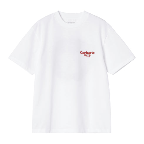 Carhartt WIP W' S/S Spoiled - White - Streetart.fr