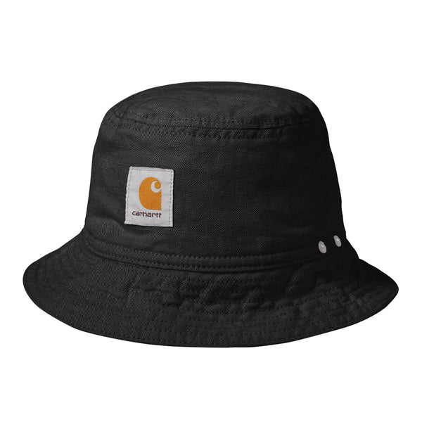 Carhartt WIP Walter Bucket Hat Black Rinsed — casquette